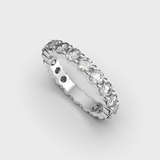 White Gold Diamond Wedding Ring 212061121 from the manufacturer of jewelry LUNET JEWELERY