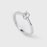 White Gold Diamond Ring 24051121 from the manufacturer of jewelry LUNET JEWELERY