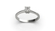 White Gold Diamonds Ring 24651121 from the manufacturer of jewelry LUNET JEWELERY at the price of  UAH: 3