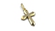 Хрестик "Міні" з червоного золота, з діамантами 13362421