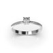 White Gold Diamond Ring 227811121 from the manufacturer of jewelry LUNET JEWELERY at the price of  UAH: 8