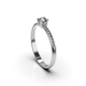 White Gold Diamond Ring 227811121 from the manufacturer of jewelry LUNET JEWELERY at the price of  UAH: 9