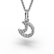 Gold Moon Diamond Pendant 132831121 from the manufacturer of jewelry LUNET JEWELERY at the price of $388 UAH: 8