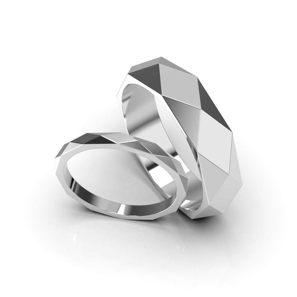 White Gold Wedding Ring 215821100