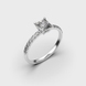 White Gold Diamond Ring 235571121 from the manufacturer of jewelry LUNET JEWELERY at the price of $2 059 UAH: 4