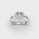 White Gold Diamonds Ring 235831121 from the manufacturer of jewelry LUNET JEWELERY at the price of $1 431 UAH: 2