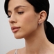 White Gold Diamond Earrings 321941121