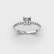 White Gold Diamond Ring 235571121 from the manufacturer of jewelry LUNET JEWELERY at the price of $2 059 UAH: 2