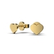 Yellow Gold Heart Earrings 317693100 from the manufacturer of jewelry LUNET JEWELERY at the price of $124 UAH: 8