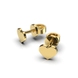 Yellow Gold Heart Earrings 317693100 from the manufacturer of jewelry LUNET JEWELERY at the price of $124 UAH: 9