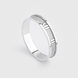 White Gold Wedding Ring 212421100 from the manufacturer of jewelry LUNET JEWELERY at the price of $425 UAH: 1