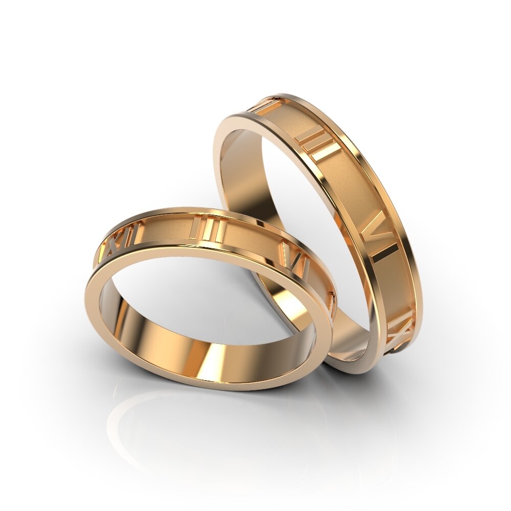 Red Gold Wedding Ring 212272400