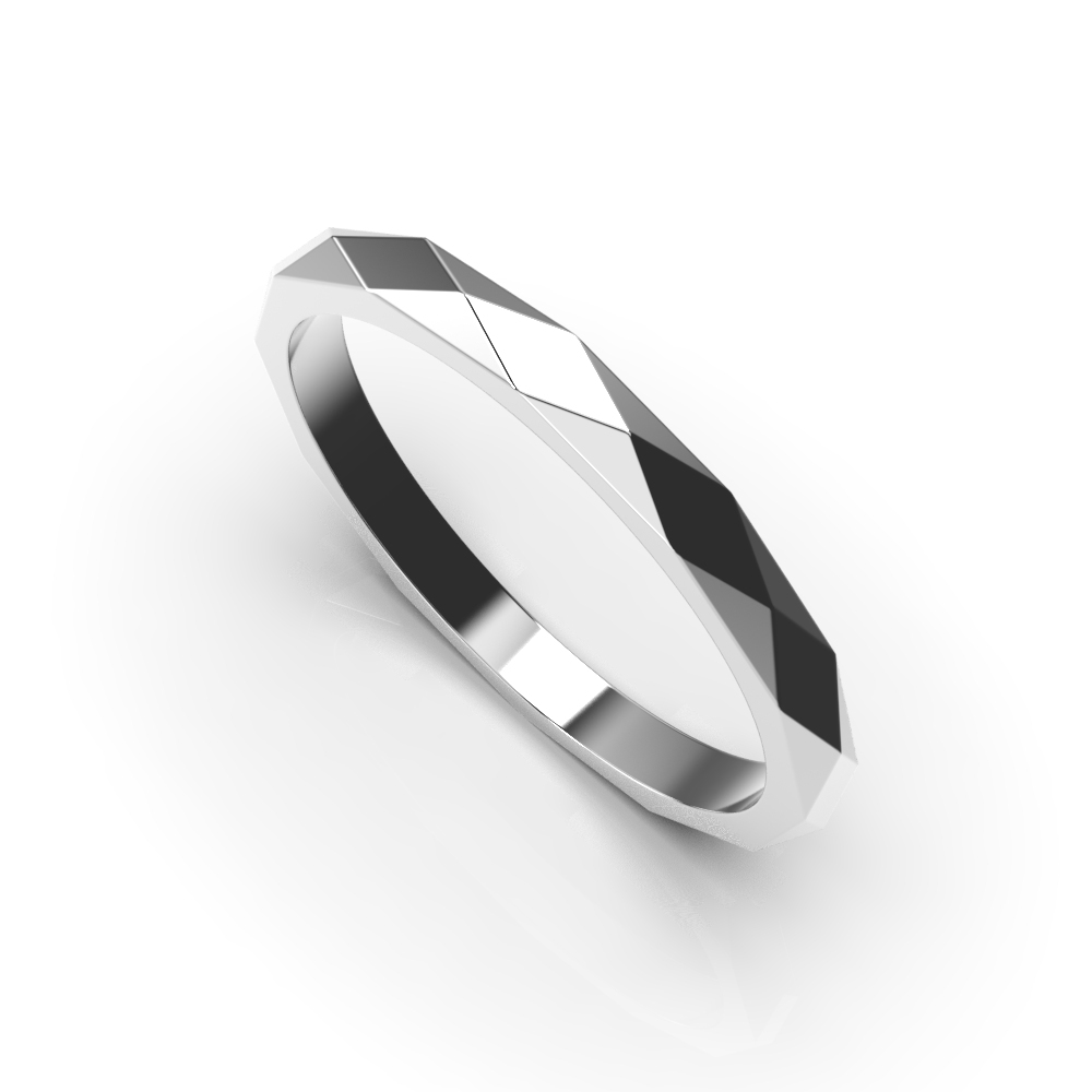 White Gold Wedding Ring 215801100