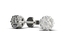 White Gold Diamond Earrings 34711121