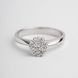White Gold Diamonds Ring 24241121 from the manufacturer of jewelry LUNET JEWELERY at the price of $1 157 UAH: 2