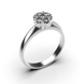 White Gold Diamonds Ring 24241121 from the manufacturer of jewelry LUNET JEWELERY at the price of $1 157 UAH: 9
