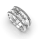 White Gold Diamonds Ring 210071121 from the manufacturer of jewelry LUNET JEWELERY at the price of $1 055 UAH: 6