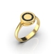 Каблучка з жовтого золота, з діамантами 234543122 від виробника ювелірних прикрас LUNET JEWELLERY по ціні 27 497 грн грн: 8