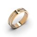 Mixed Metals Diamond Wedding Ring 221512422 from the manufacturer of jewelry LUNET JEWELERY at the price of $682 UAH: 6