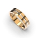 Mixed Metals Diamond Wedding Ring 221512422 from the manufacturer of jewelry LUNET JEWELERY at the price of $682 UAH: 3
