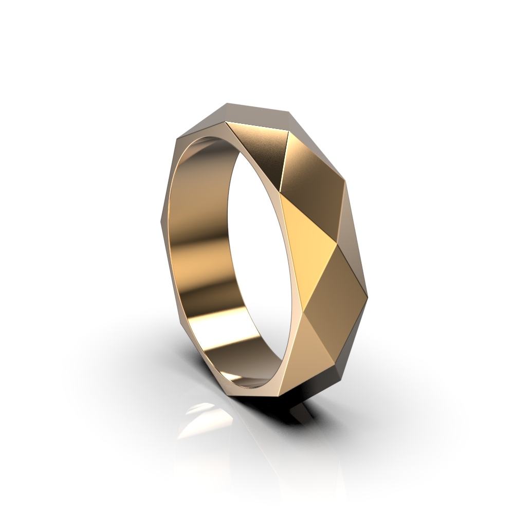 Red Gold Wedding Ring 215832400
