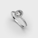 White Gold Diamonds Ring 239671121 from the manufacturer of jewelry LUNET JEWELERY at the price of $1 711 UAH: 1