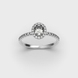 White Gold Diamonds Ring 239671121 from the manufacturer of jewelry LUNET JEWELERY at the price of $1 711 UAH: 2