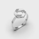 White Gold Diamonds Ring 241131121 from the manufacturer of jewelry LUNET JEWELERY at the price of $501 UAH: 4