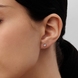 White Gold Diamond Earrings 34741121 from the manufacturer of jewelry LUNET JEWELERY at the price of  UAH: 1
