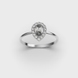 White Gold Diamond Ring 242171121 from the manufacturer of jewelry LUNET JEWELERY at the price of $1 344 UAH: 2