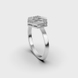 White Gold Diamonds Ring 241131121 from the manufacturer of jewelry LUNET JEWELERY at the price of $501 UAH: 3