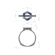 Перстень з білого золота, з діамантами 241131121 від виробника ювелірних прикрас LUNET JEWELLERY по ціні 20 140 грн грн: 6