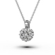 White Gold Diamond Necklace 14681121