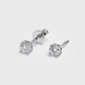 Earrings white gold diamond 331371121 from the manufacturer of jewelry LUNET JEWELERY at the price of $888 UAH: 1
