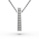White Gold Diamond Necklace 721911121
