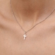 White Gold Cross without Stones 18421100
