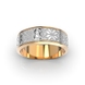 Mixed Metals Ornament Wedding Ring 223831100