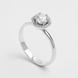 White Gold Diamond Ring 231031121 from the manufacturer of jewelry LUNET JEWELERY at the price of $2 786 UAH: 3