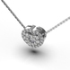 White Gold Diamond Necklace 15421121