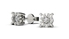 White Gold Diamond Earrings 34881121