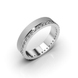 White Gold Diamond Wedding Ring 216151121 from the manufacturer of jewelry LUNET JEWELERY at the price of  UAH: 4