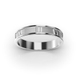 White Gold Wedding Ring 212401100 from the manufacturer of jewelry LUNET JEWELERY at the price of $285 UAH: 5