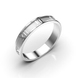 White Gold Wedding Ring 212401100 from the manufacturer of jewelry LUNET JEWELERY at the price of $285 UAH: 7