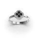 White Gold Diamond Ring 233801122 from the manufacturer of jewelry LUNET JEWELERY at the price of $559 UAH: 6