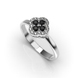 White Gold Diamond Ring 233801122 from the manufacturer of jewelry LUNET JEWELERY at the price of $559 UAH: 5