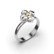 White&Yellow Gold Diamond Ring 235301121 from the manufacturer of jewelry LUNET JEWELERY at the price of $305 UAH: 10