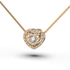 Red Gold Diamond Necklace 15432421
