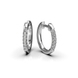 White Gold Diamond Earrings 340131121 from the manufacturer of jewelry LUNET JEWELERY at the price of $1 030 UAH: 3