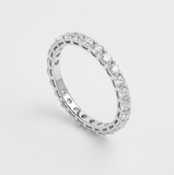 White Gold Diamond Ring 222701121 from the manufacturer of jewelry LUNET JEWELERY