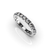 White Gold Diamond Wedding Ring 238281121 from the manufacturer of jewelry LUNET JEWELERY